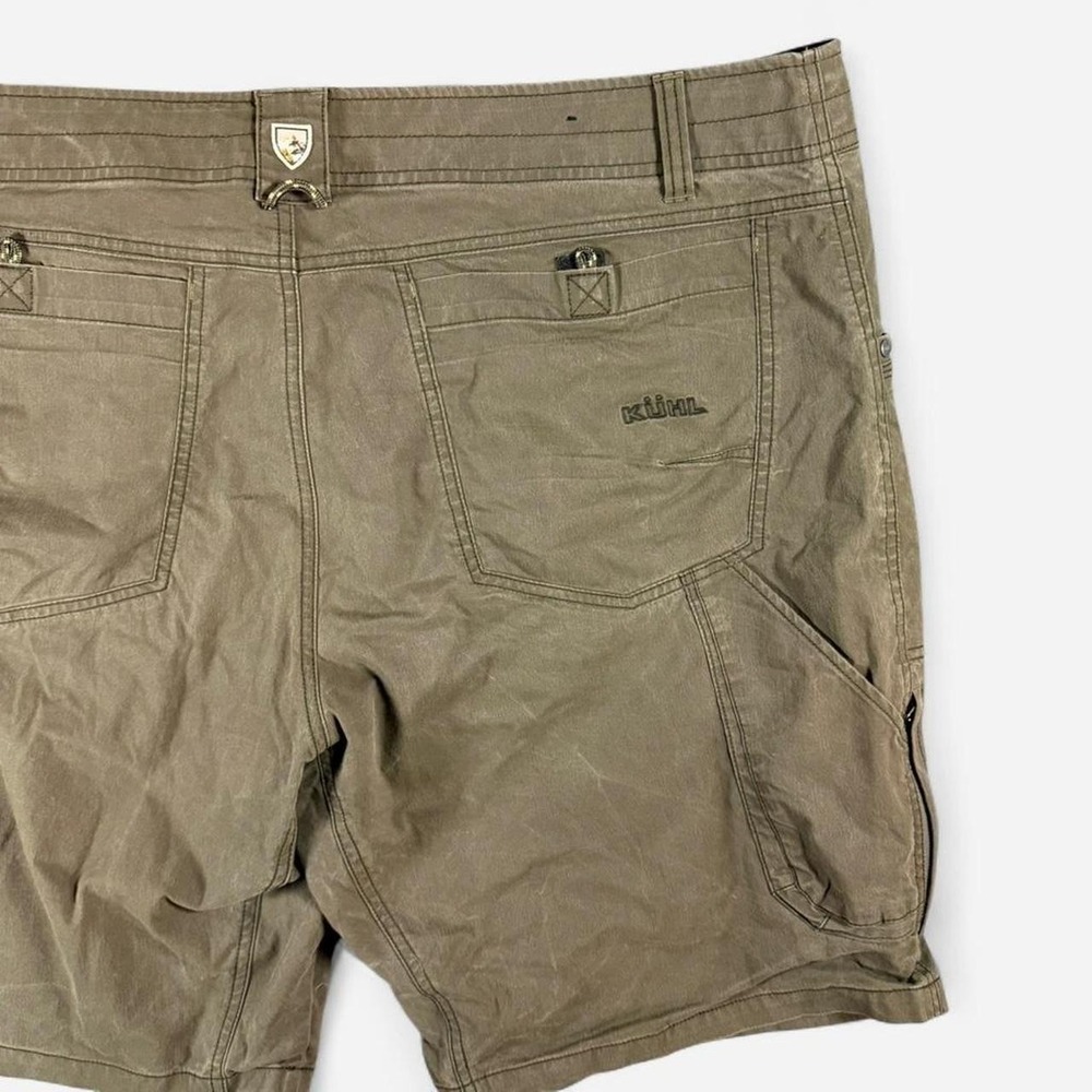 Kuhl Green Hiking Shorts Heavyweight Durable‎ Activewear Size 40x12 - Picture 5 of 8